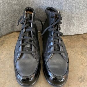 Walter Genuin Black Golf Boots Size 9.5